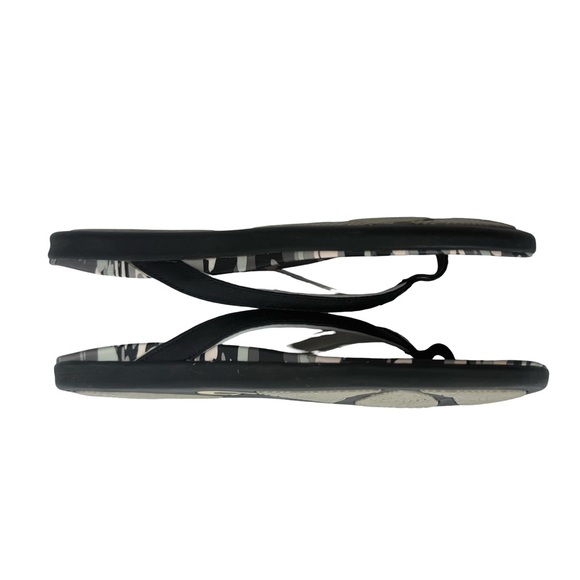 Olukai Ohana Black Pink Camo Flip Flops Thong Sandals 7 Womens Comfort Beach GUC - Picture 6 of 7